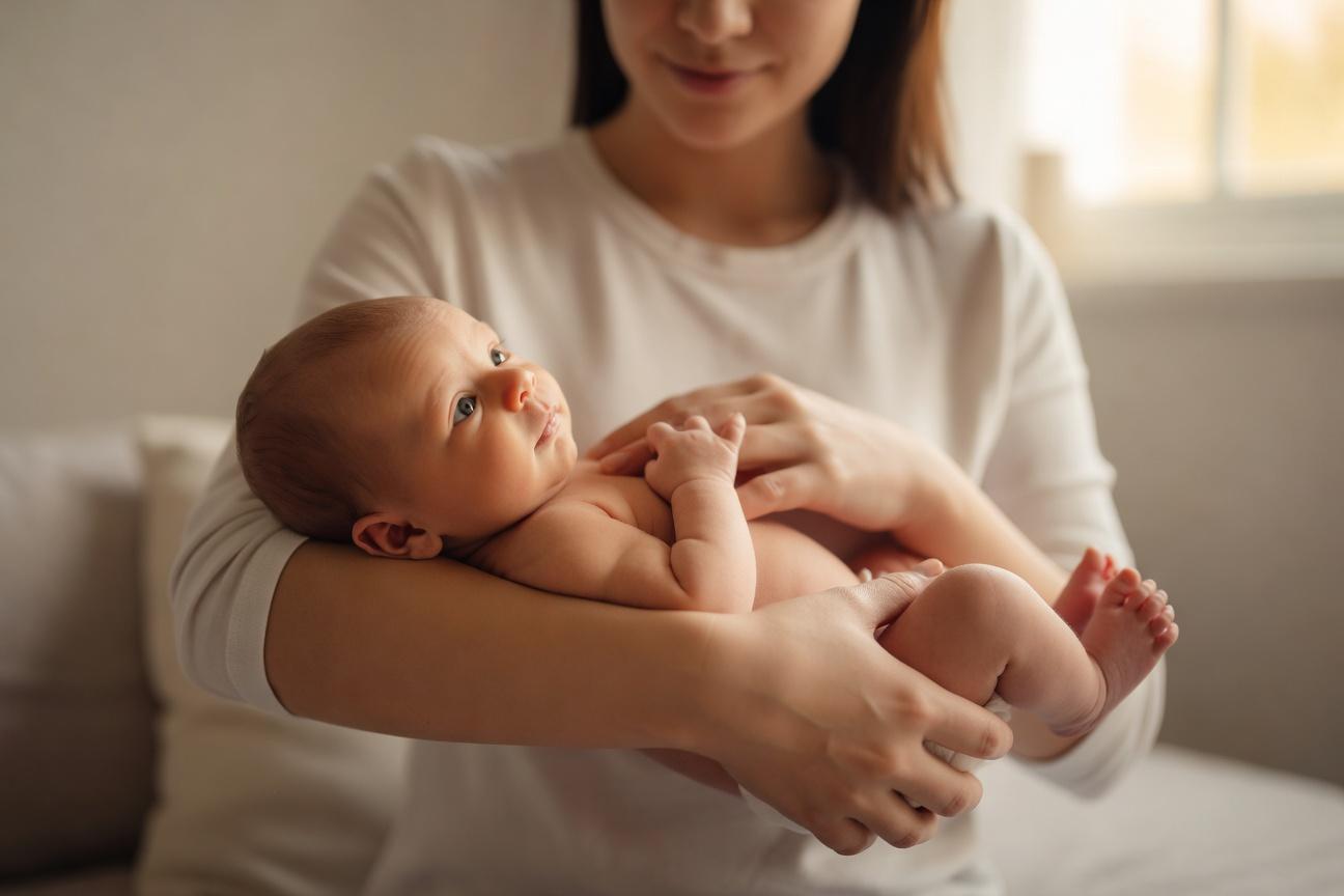 Bezpieczne trzymanie i noszenie niemowlęcia krok po kroku