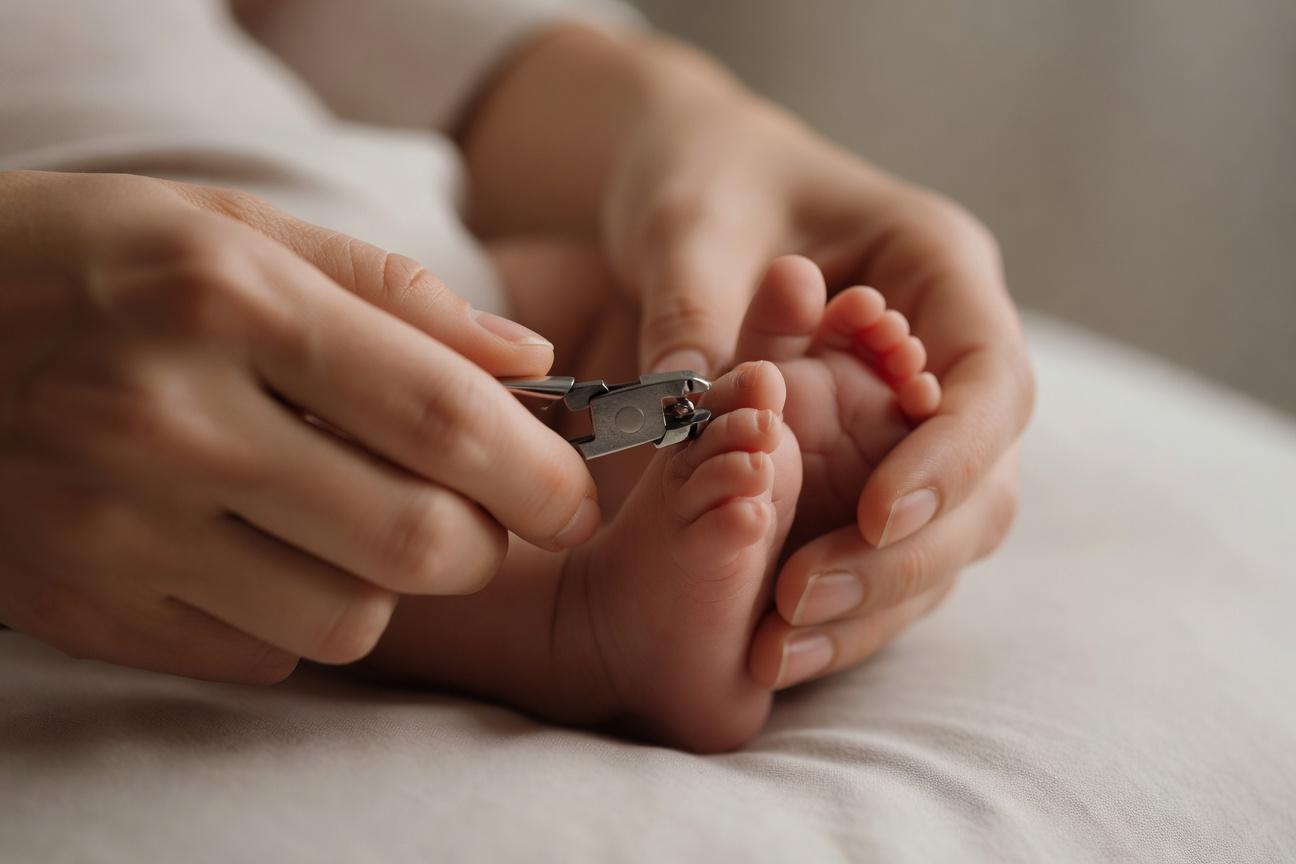 Jak bezpiecznie obcinać paznokcie dziecku krok po kroku
